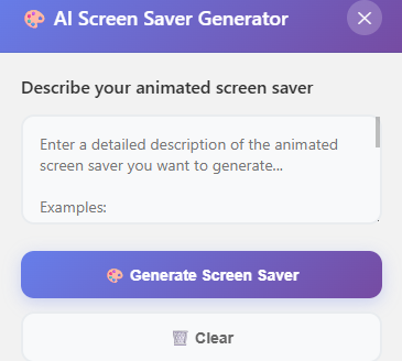 AI Screensavers